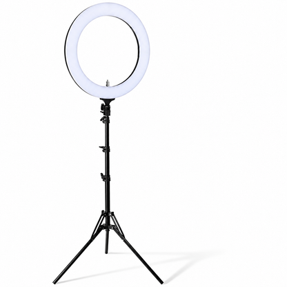 Aro de Luz LED 36 cm con Trípode y Soporte Celular Profesional