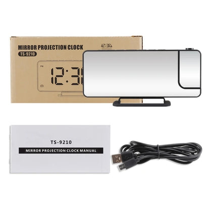 Reloj De Proyección Digital Con Alarma, Temperatura Y Humedad