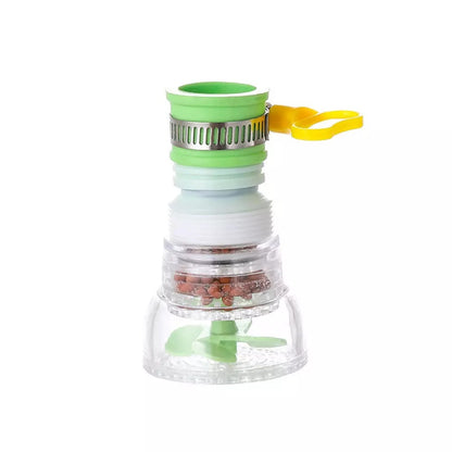 Filtro purificador y ahorrador de agua expandible para llave grifo