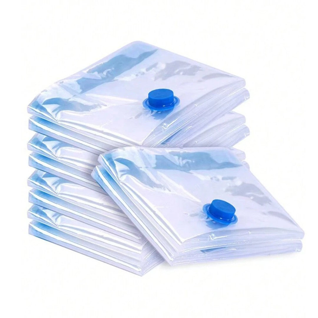 Set x5 Bolsas al Vacío para Ropa con Bomba Manual 80% de volumen