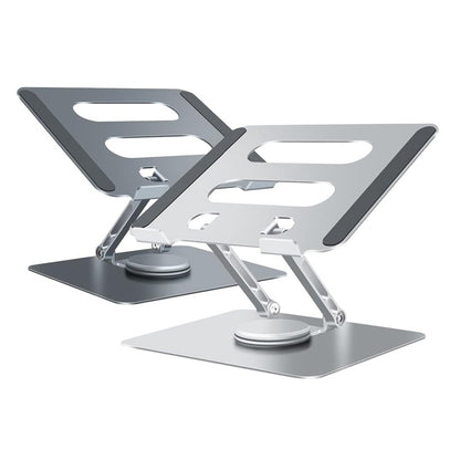 Soporte base de aluminio para computador y tablet giratoria 360° Plegable