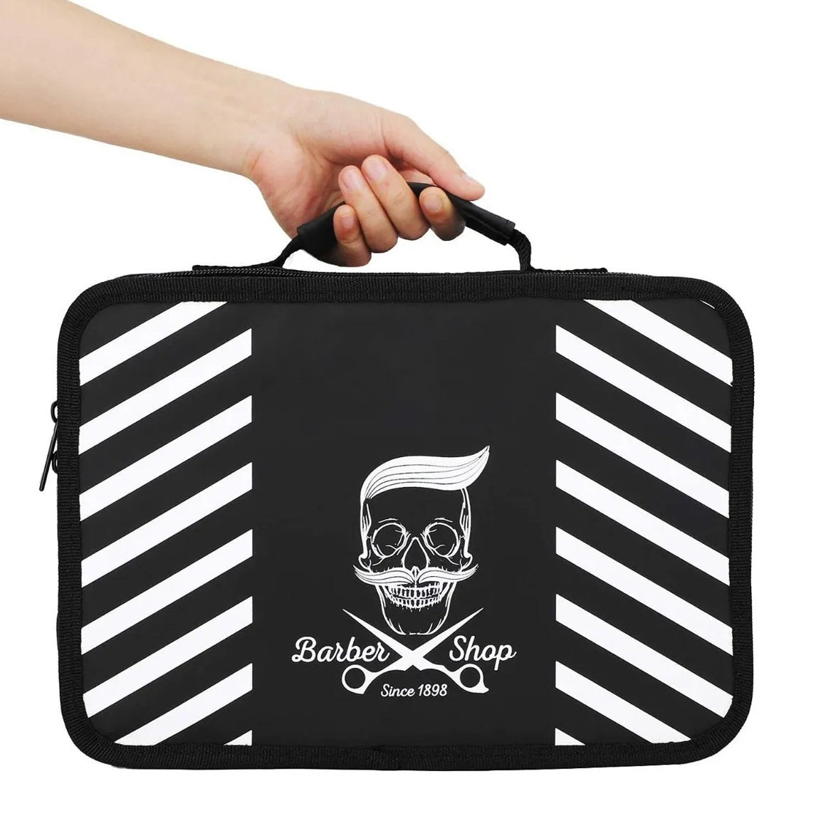 Maletín Organizador Profesional para Barbería Estuche portátil con cierre
