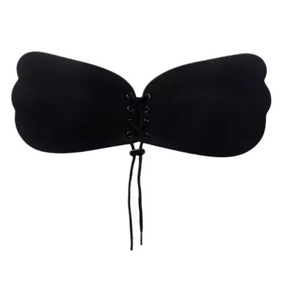 Brasier invisible levantador de busto con adhesivo reutilizable mariposa