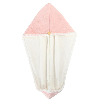 Toalla turbante de microfibra para el cabello secado rápido