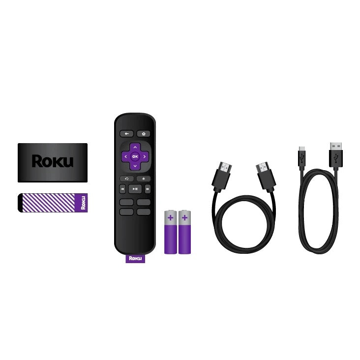 Convertidor a SmarTV Apps Roku Express streaming HD 3960MX