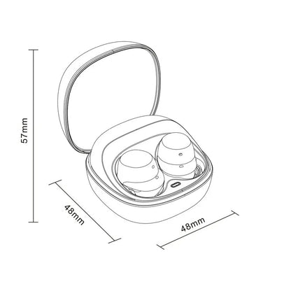 Audífonos Kalley K-AUDN Bluetooth In-Ear Cero Ruido Control Táctil