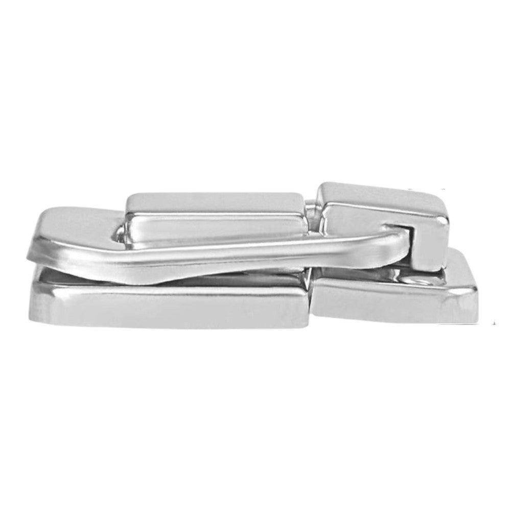 Chapas de Cierre Metálicas para Cajas Pack x6 Hebilla Palanca (27x40mm)