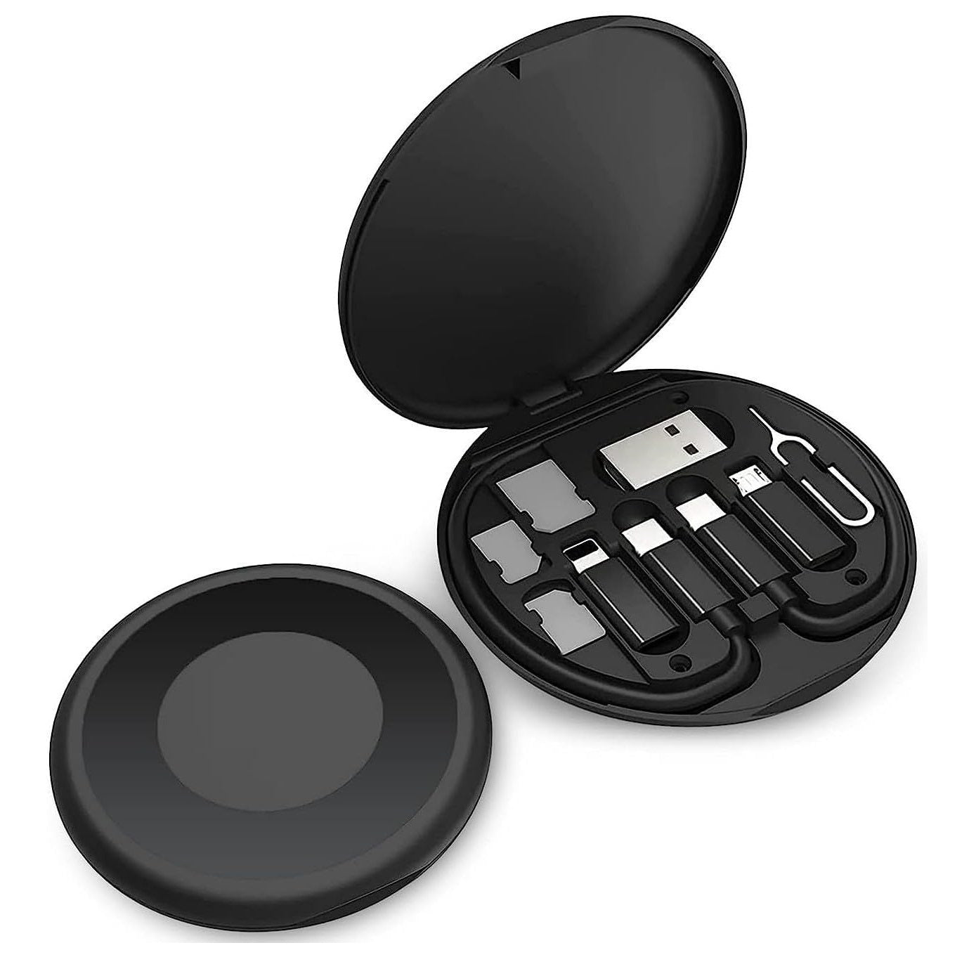 Kit Multifuncional de Datos y Carga Viajero 60W Estuche 7 en 1