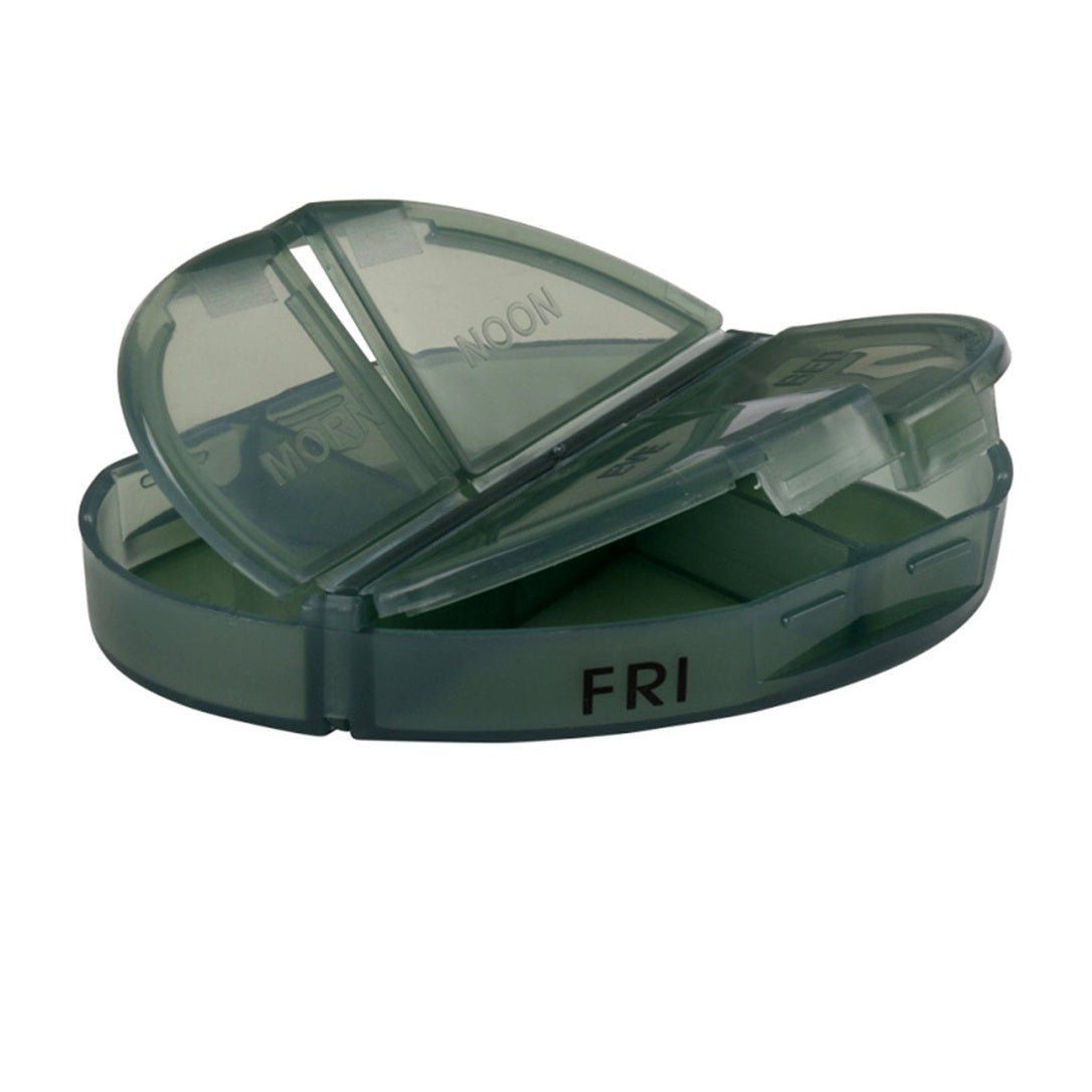 Pastillero Organizador Semanal de Pastillas 7 Compartimentos Dispensador