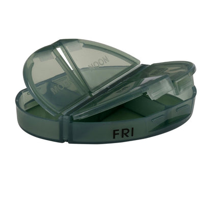 Pastillero Organizador Semanal de Pastillas 7 Compartimentos Dispensador