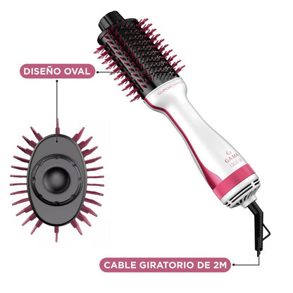 Cepillo Secador Gama Glamour Pink 1300W con tecnología Cerámica Ion