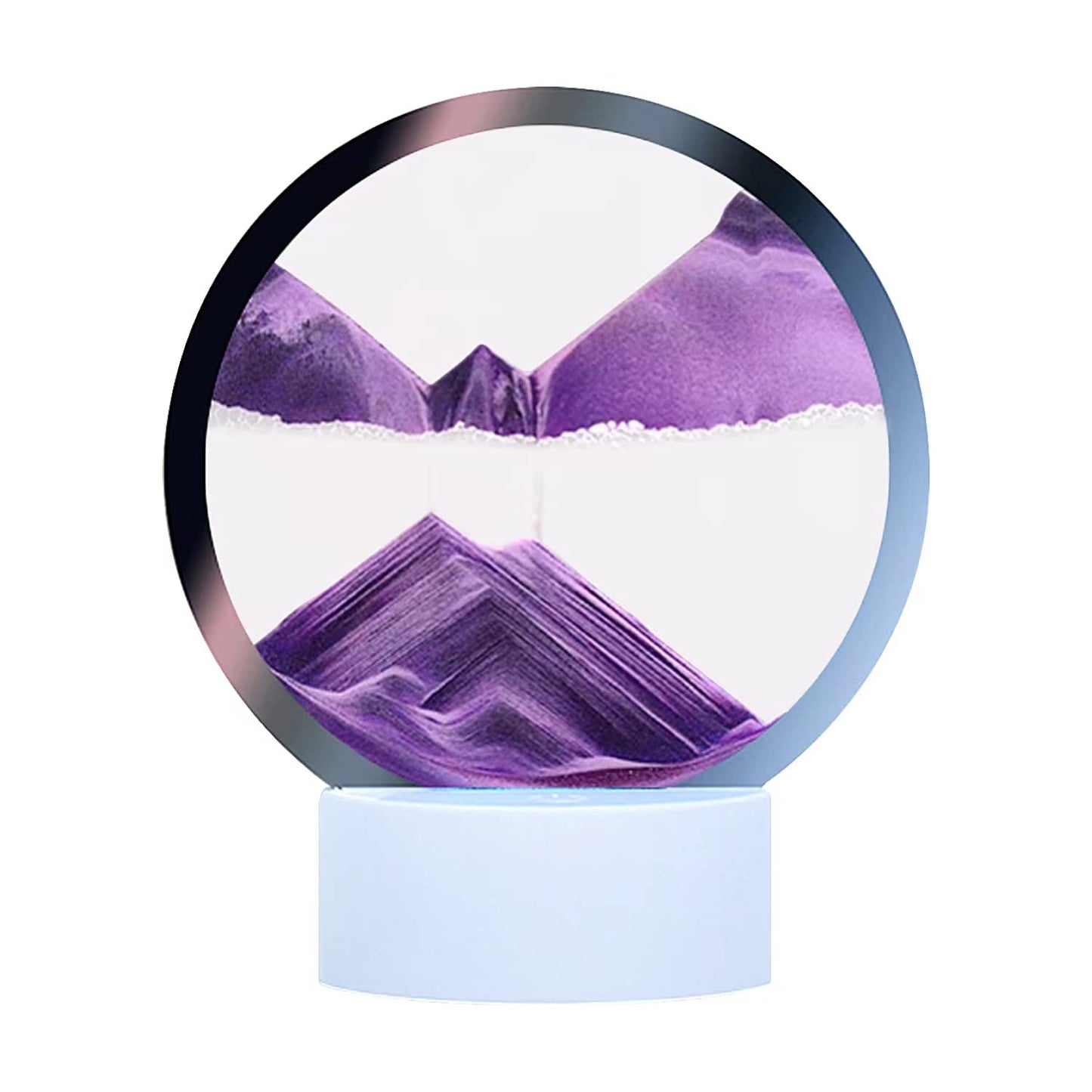 Lámpara RGB efecto arena movediza 3D panel táctil decorativa