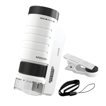 Microscopio  de Laboratorio para Niños Portátil  Aumento 200x W5804B