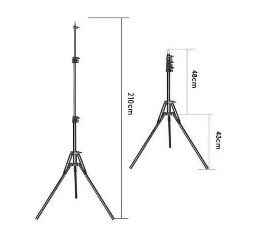 Aro de Luz LED 36 cm con Trípode y Soporte Celular Profesional
