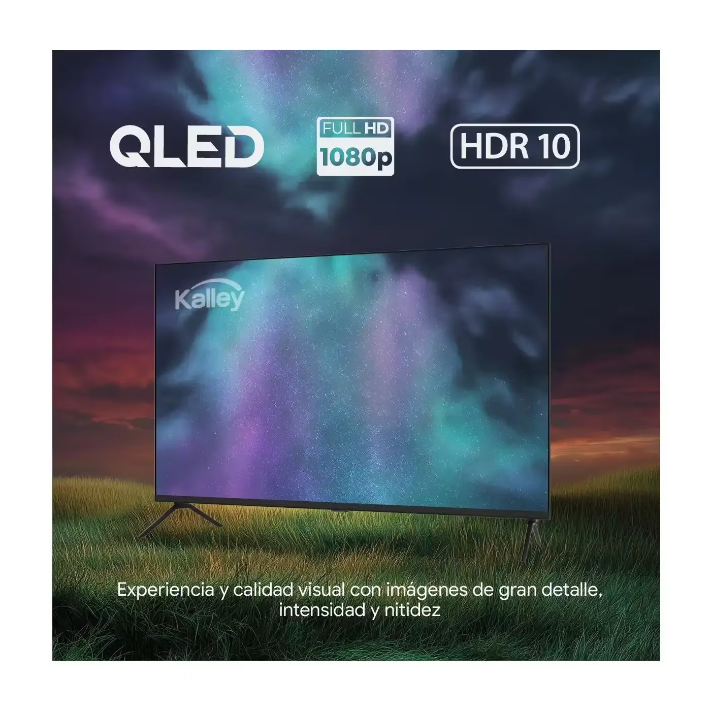 Televisor Kalley 32GQ200 32” QLED FHD Smart TV Google TV
