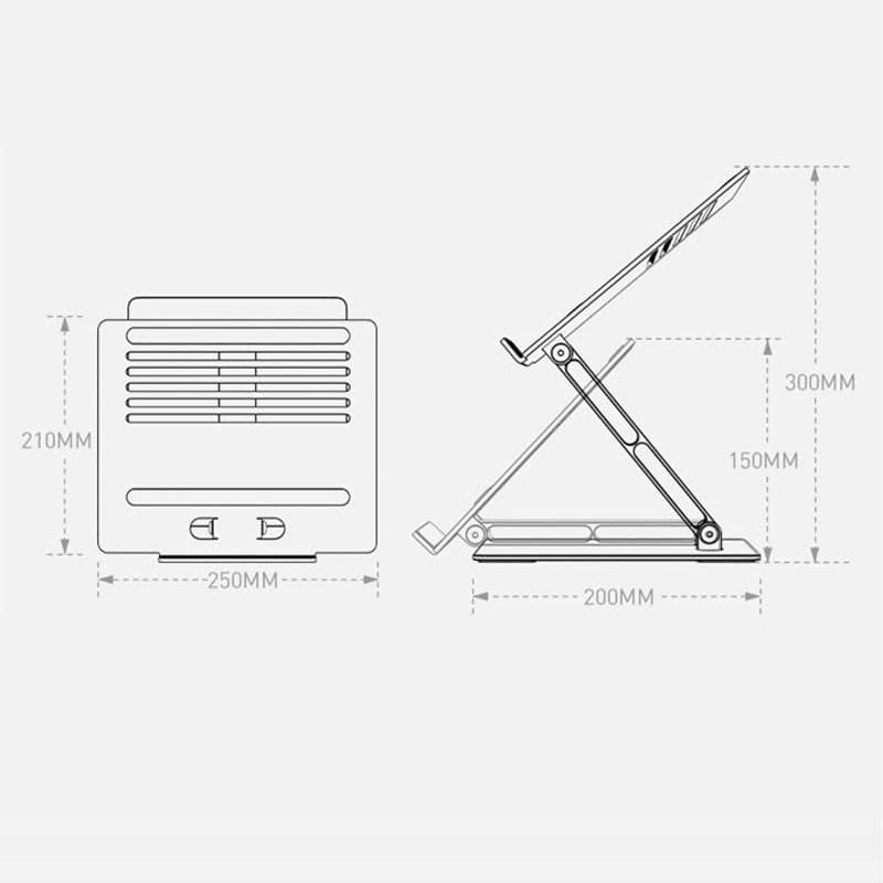 Soporte base de aluminio para computador y tablet 1 brazo ajustable
