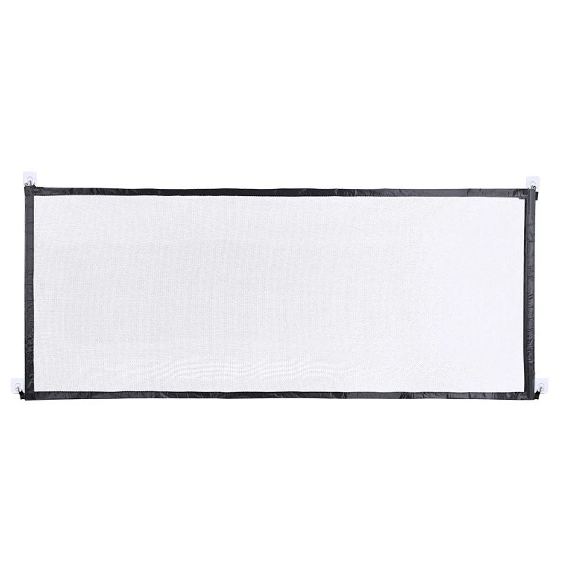 Puerta malla de seguridad para mascotas plegable 180 cm