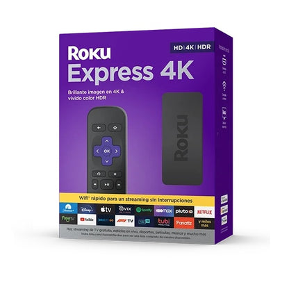 Convertidor a SmarTV Apps Roku Express 4K streaming HD 3940MX