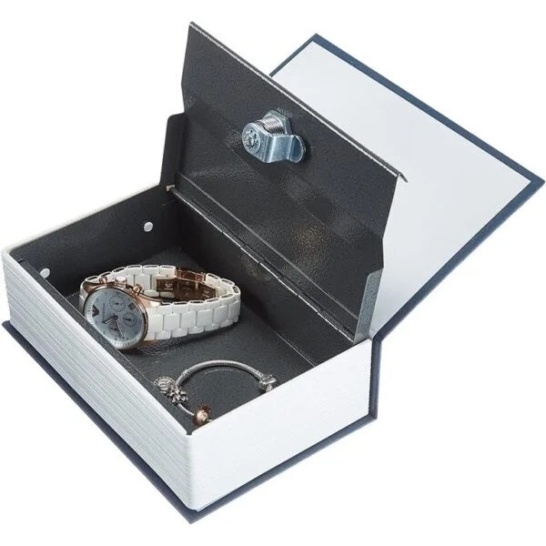 Caja Fuerte Camuflada en Forma de Libro con Llave para el Hogar y Oficina