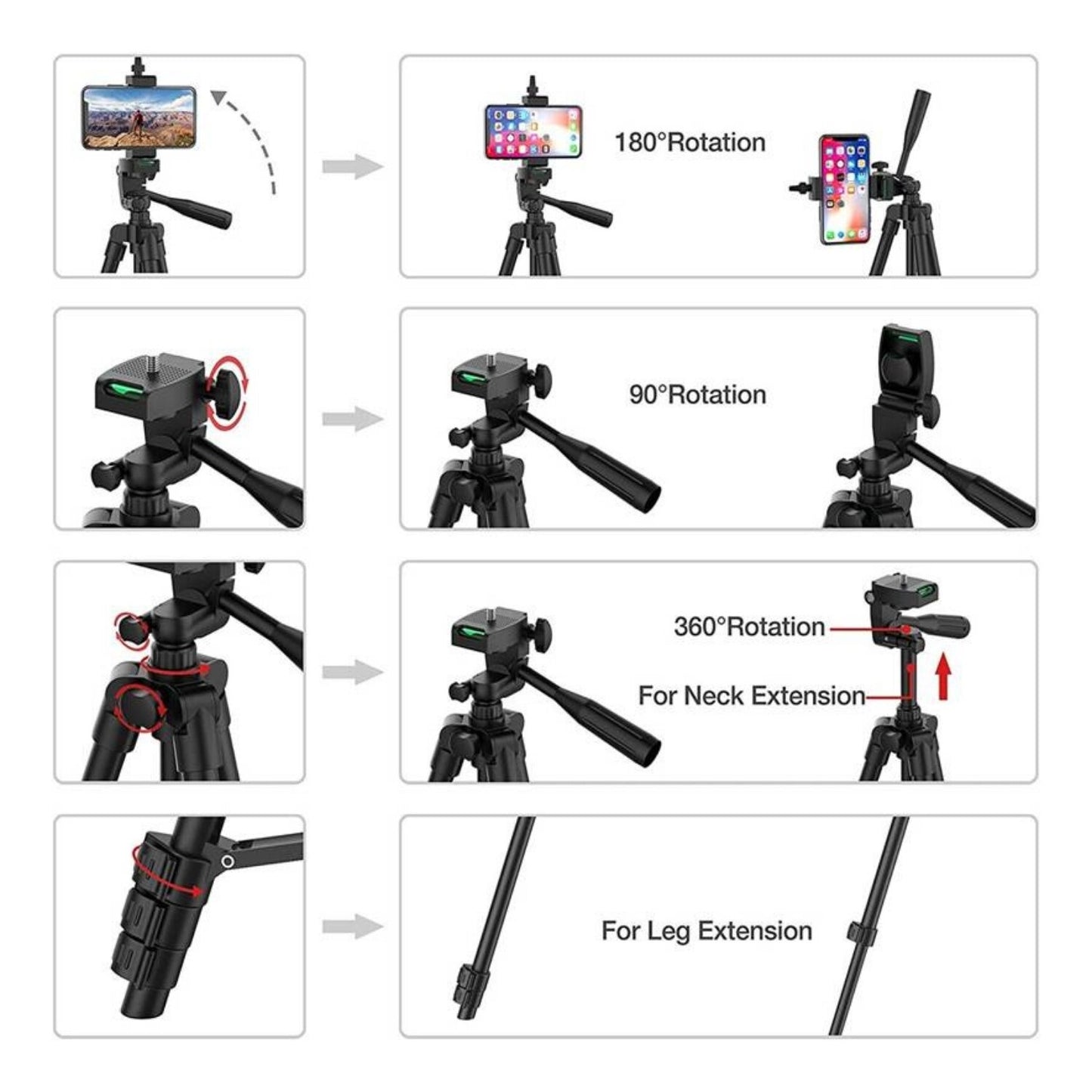 Trípode expandible para celular o cámara con control bluetooth 3120A