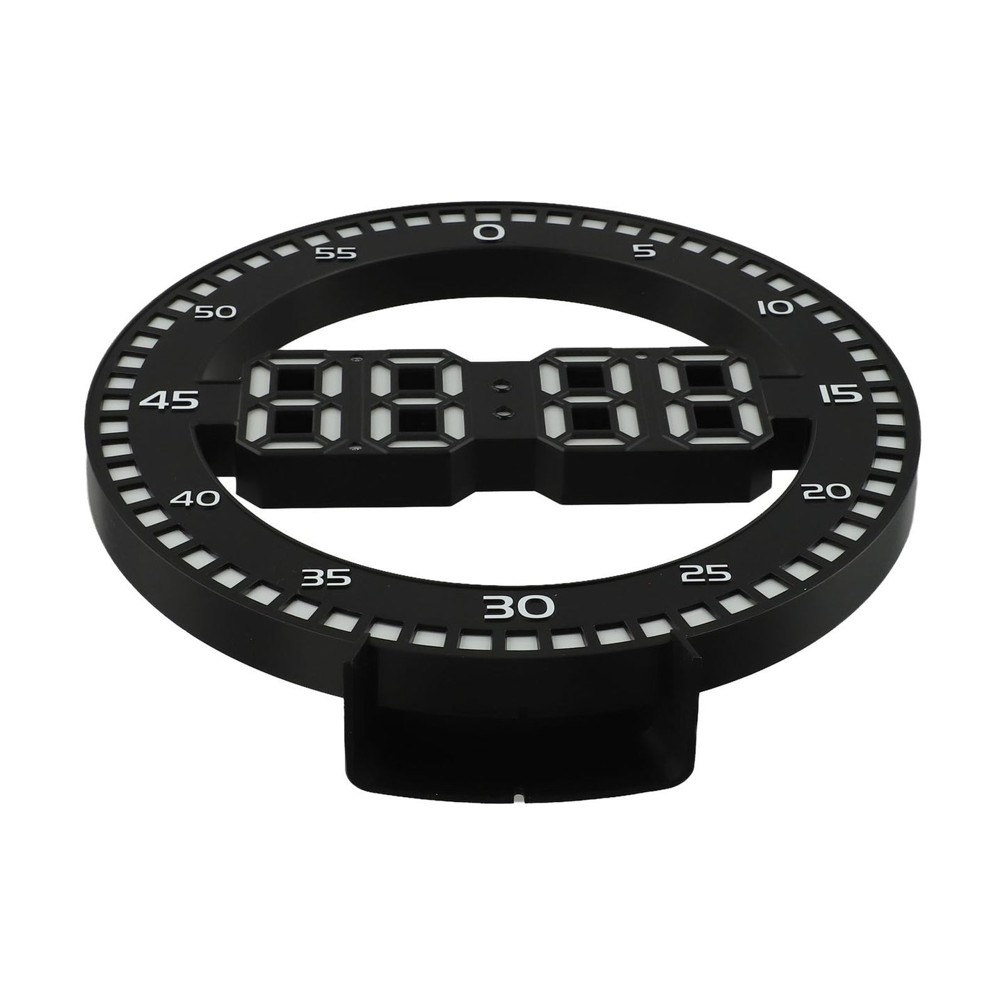 Reloj de Pared y Mesa Digital LED Circular con Alarma y Fecha DS3668L