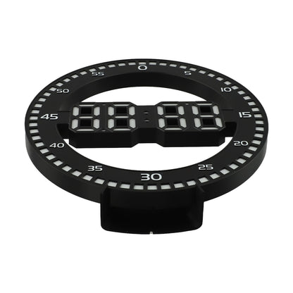 Reloj de Pared y Mesa Digital LED Circular con Alarma y Fecha DS3668L