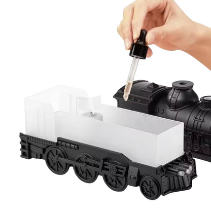 Humidificador Difusor Tren 300 ml Retro con efecto vapor 2 modos y luces LED