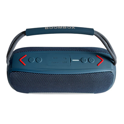 Parlante bluetooth Boombox 360 Réplica 1.1  40W Luces LED y Correa
