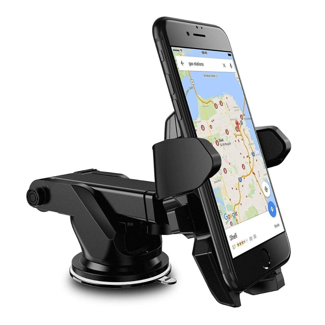 Soporte Celular Carro RT-H02 Brazo Giratorio 360 Con Ventosa