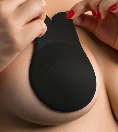 Brasier de silicona adhesivo para escotes reutilizable tipo conejo