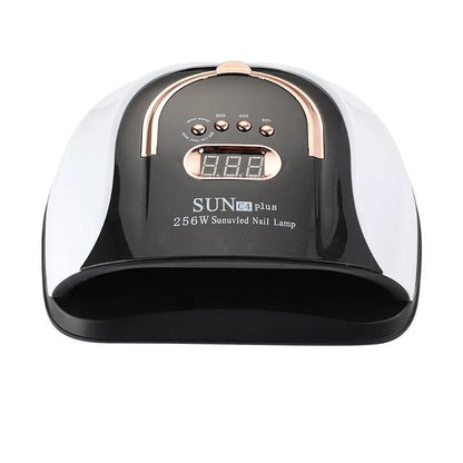 Lámpara profesional de manicura 256W secado semipermanente