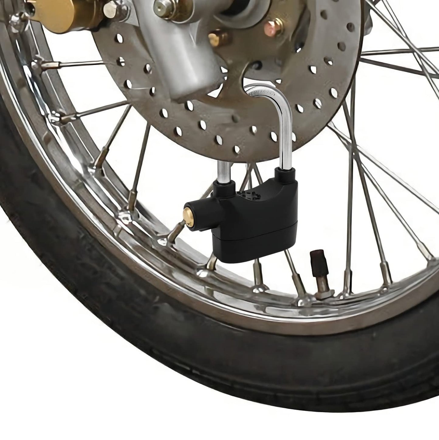 Candado herradura con alarma de seguridad para motos y puertas