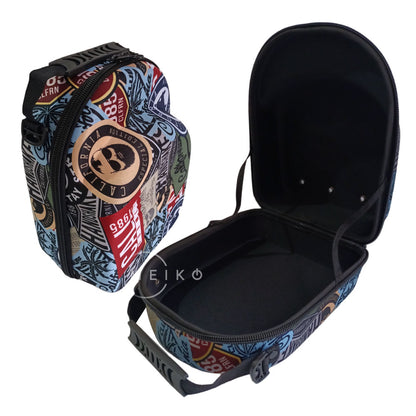 Bolso porta gorras maleta de viaje capacidad para 8 correa manos libre