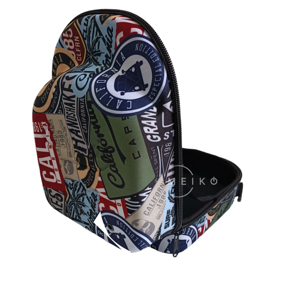 Bolso porta gorras maleta de viaje capacidad para 8 correa manos libre