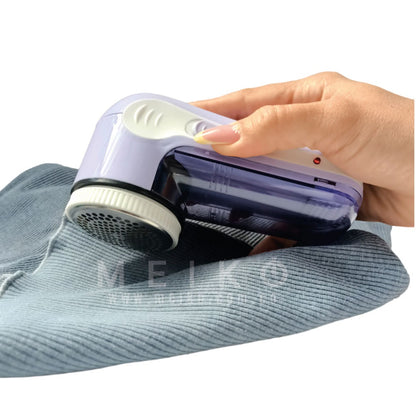 Quita motas recargable removedor de pelusas Morado /blanco