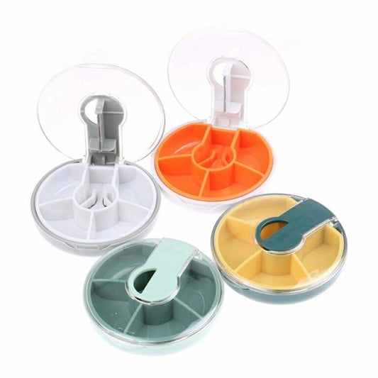 Pastillero con partidor y divisiones para medicamentos