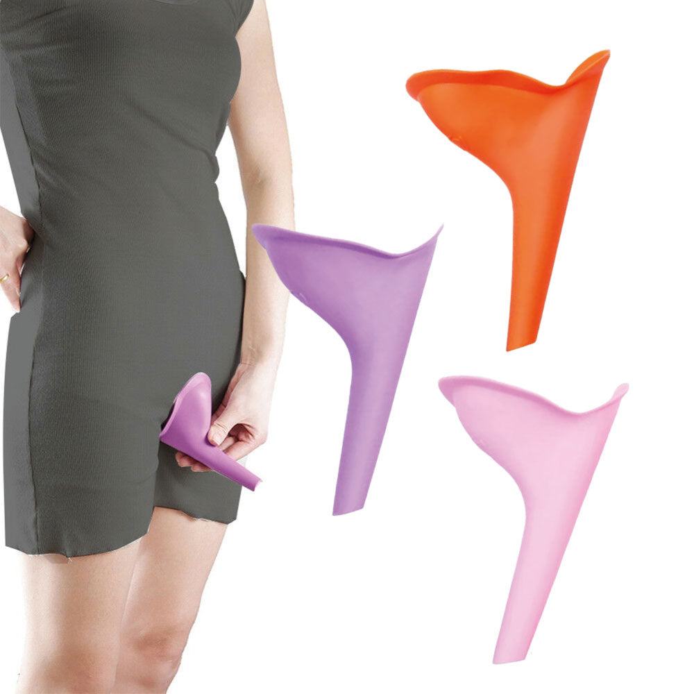 Embudo de silicona para orinar de pie femenino
