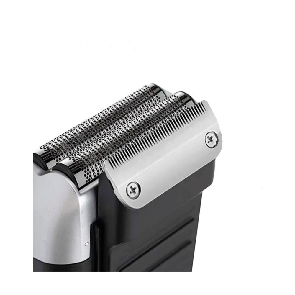 Máquina de afeitar para barba y cabeza con pantalla LED