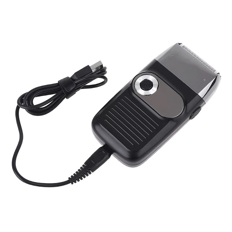 Máquina de afeitar para barba y cabeza con pantalla LED