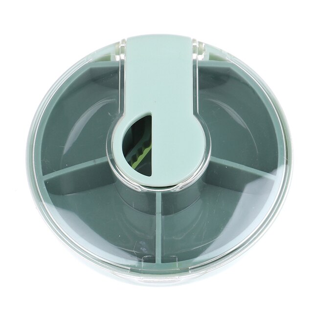 Pastillero con partidor y divisiones para medicamentos