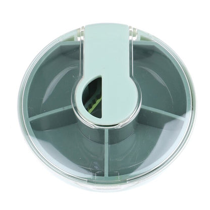 Pastillero con partidor y divisiones para medicamentos