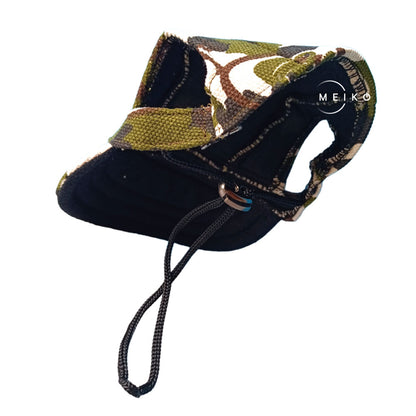 Gorra para mascotas con cordón ajustable