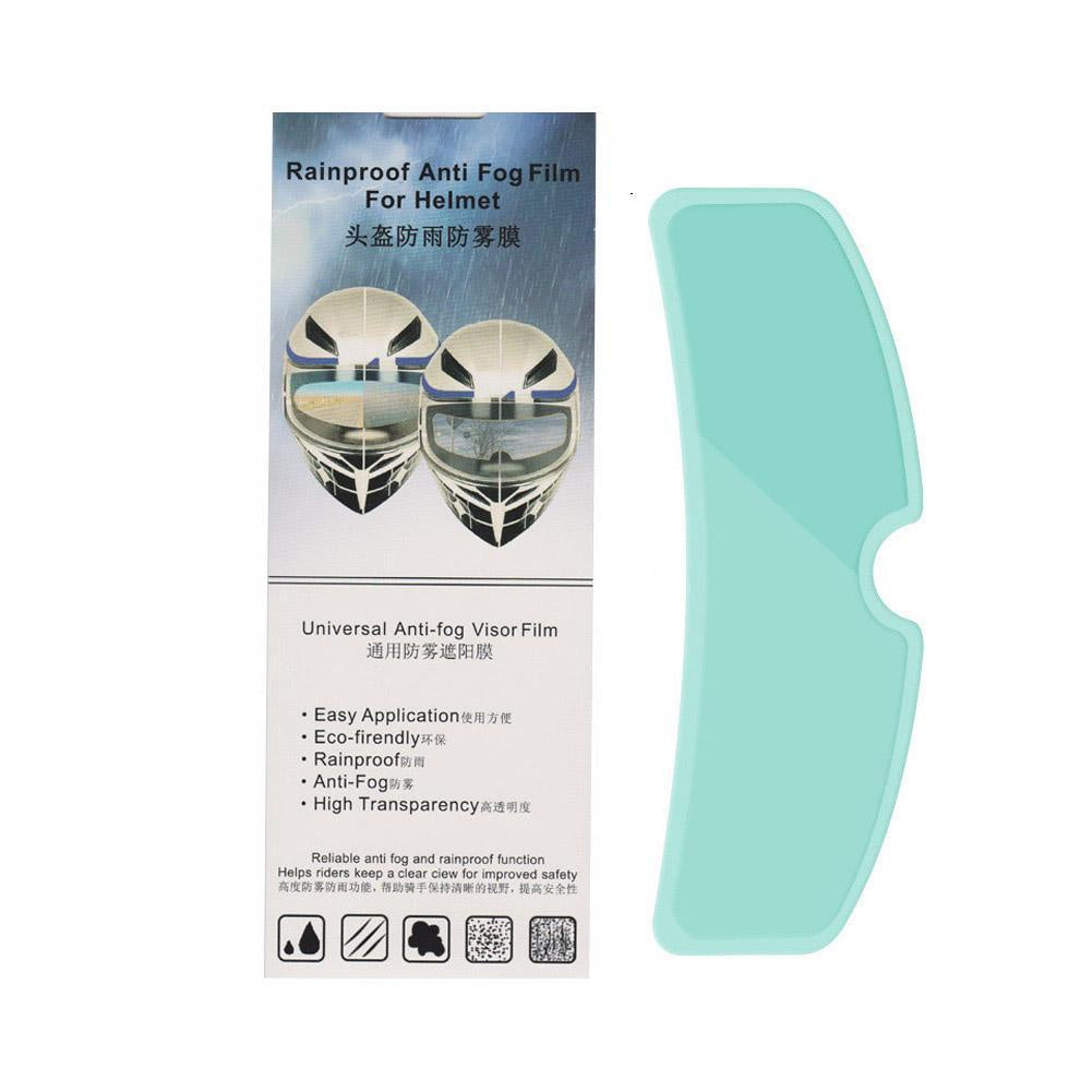 Antilluvia película repelente de agua para visera de casco