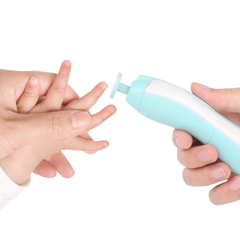 Lima cortaúñas para bebes eléctrica con luz LED