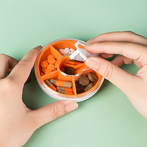 Pastillero con partidor y divisiones para medicamentos