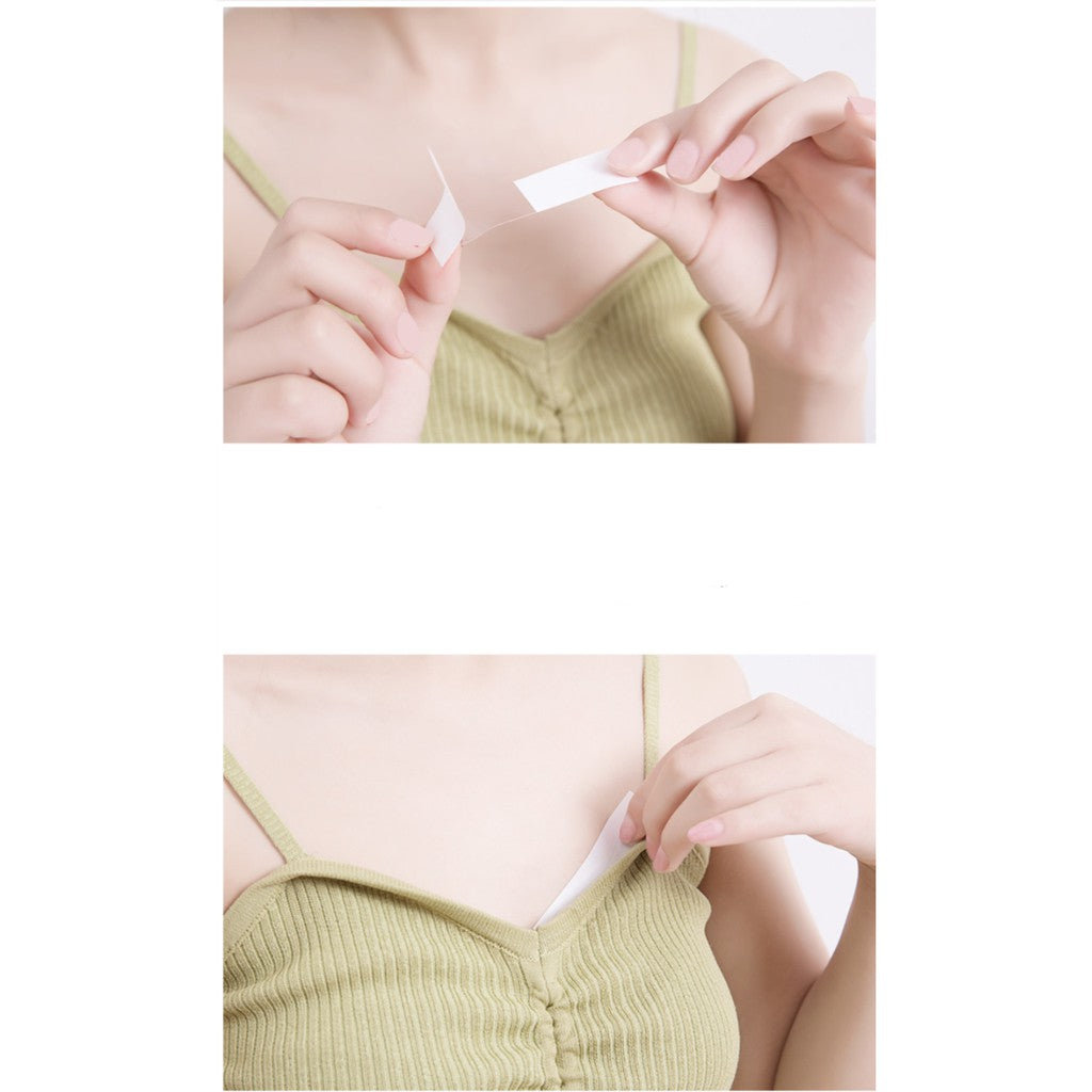 Cinta doble transparente para ropa y escotes mágica