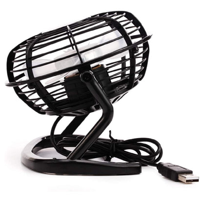 Mini ventilador USB para escritorio carro o habitación plástico