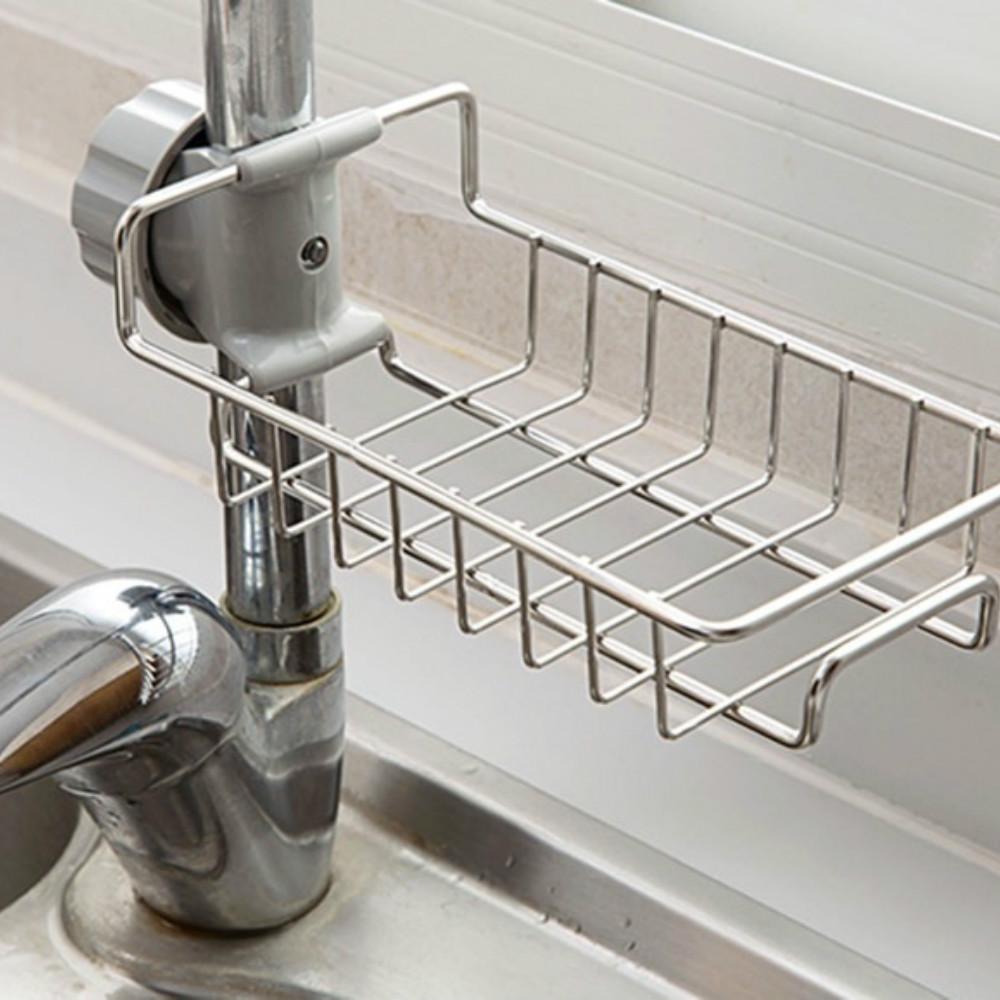 Soporte escurridor de esponja y jabones para la cocina o la ducha