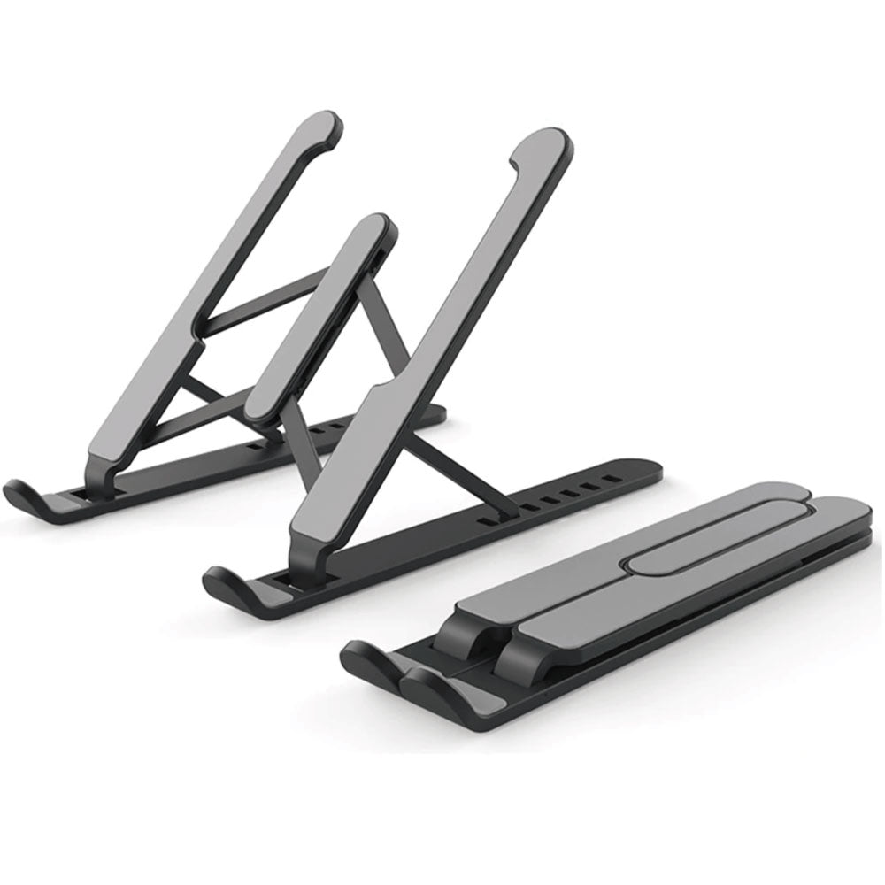 Base retráctil portátil para computador tablet o celular antideslizante