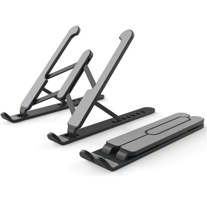 Base retráctil portátil para computador tablet o celular antideslizante